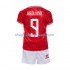 Maillot de Foot Danemark Hojlund 9 Enfant Domicile Euro 2024 Manche Courte