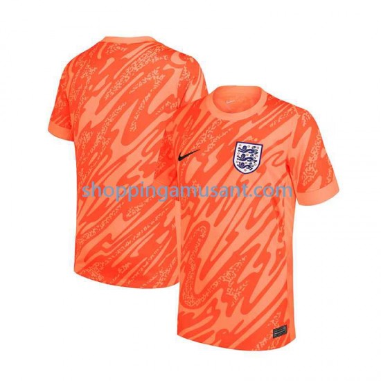 Maillot de Foot Angleterre Gardien Homme Domicile Euro 2024 Manche Courte