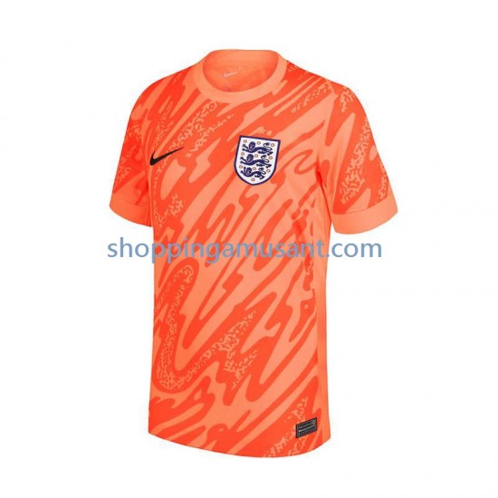 Maillot de Foot Angleterre Gardien Homme Domicile Euro 2024 Manche Courte