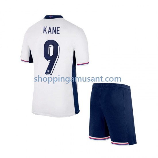 Maillot de Foot Angleterre Harry Kane 9 Enfant Domicile Euro 2024 Manche Courte