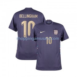 Maillot de Foot Angleterre Jude Bellingham 10 Homme Extérieur Euro 2024 Manche Courte