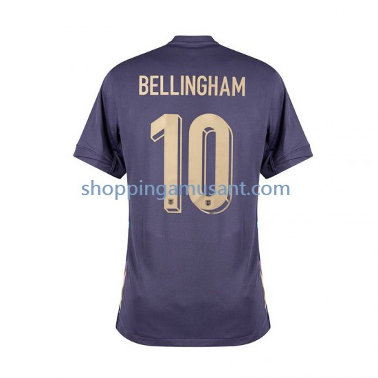 Maillot de Foot Angleterre Jude Bellingham 10 Homme Extérieur Euro 2024 Manche Courte