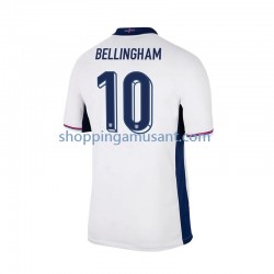 Maillot de Foot Angleterre Jude Bellingham 10 Homme Domicile Euro 2024 Manche Courte