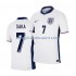 Maillot de Foot Angleterre Saka 7 Homme Domicile Euro 2024 Manche Courte