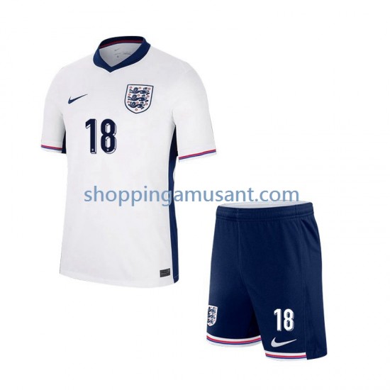 Maillot de Foot Angleterre Trent Alexander-Arnold 18 Enfant Domicile Euro 2024 Manche Courte