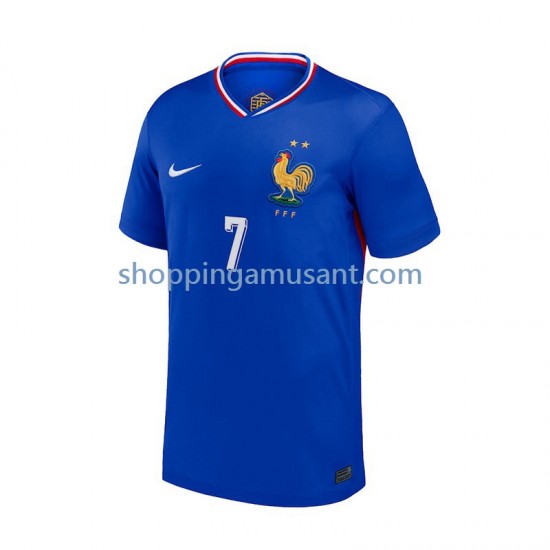 Maillot de Foot France Antoine Griezmann 7 Homme Domicile Euro 2024 Manche Courte