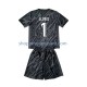 Maillot de Foot France Hugo Lloris 1 Gardien Enfant Extérieur Euro 2024 Manche Courte