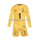 Maillot de Foot France Hugo Lloris 1 Gardien Enfant Domicile Euro 2024 Manche Longue