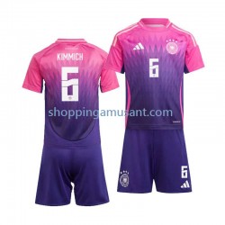 Maillot de Foot Allemagne Joshua Kimmich 6 Enfant Extérieur Euro 2024 Manche Courte