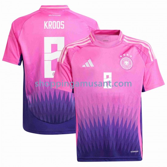 Maillot de Foot Allemagne Toni Kroos Homme Extérieur Euro 2024 Manche Courte