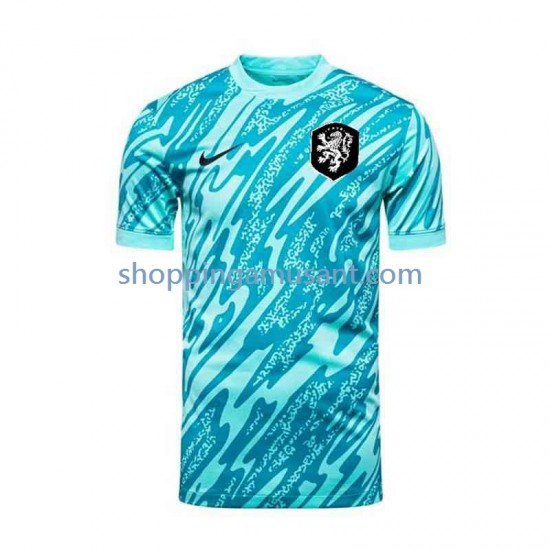 Maillot de Foot Pays-Bas Gardien Homme Neutre Euro 2024 Manche Courte