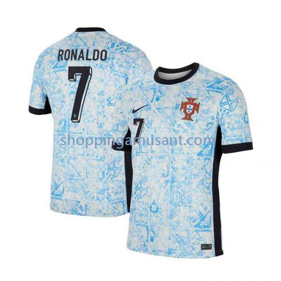 Maillot de Foot Portugal Cristiano Ronaldo 7 Homme Extérieur Euro 2024 Manche Courte