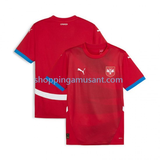 Maillot de Foot Serbie Homme Domicile Euro 2024 Manche Courte