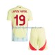Maillot de Foot Espagne Lamine Yamal 19 Enfant Extérieur Euro 2024 Manche Courte