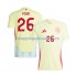 Maillot de Foot Espagne Pedri 26 Homme Extérieur Euro 2024 Manche Courte