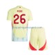 Maillot de Foot Espagne Pedri 26 Enfant Extérieur Euro 2024 Manche Courte