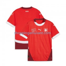Maillot de Foot Suisse Homme Domicile Euro 2024 Manche Courte