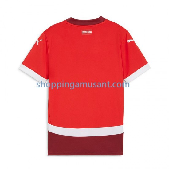 Maillot de Foot Suisse Homme Domicile Euro 2024 Manche Courte