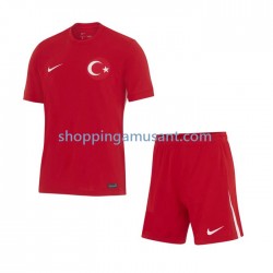 Maillot de Foot Turquie Enfant Extérieur Euro 2024 Manche Courte