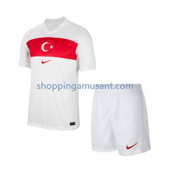Maillot de Foot Turquie Enfant Domicile Euro 2024 Manche Courte