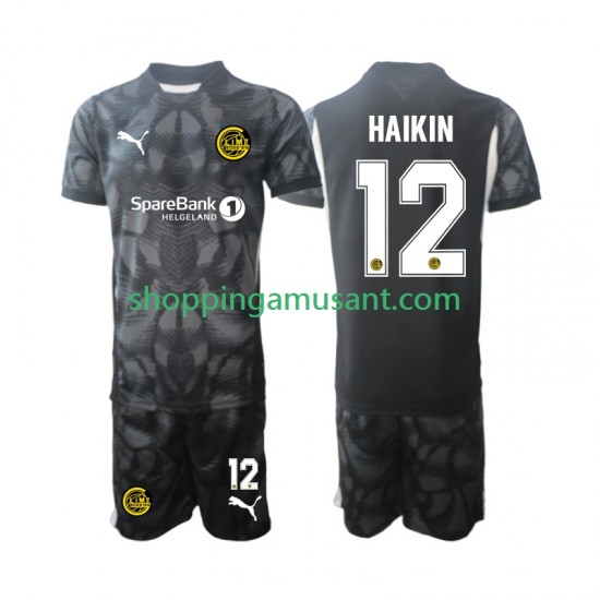 Maillot de Foot FK Bodø/Glimt AIK  Nikita Haikin 12 Gardien Enfant Domicile 2025 Manche Courte