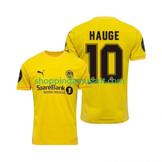 Maillot de Foot FK Bodø/Glimt Jens Petter Hauge 10 Homme Domicile 2025 Manche Courte