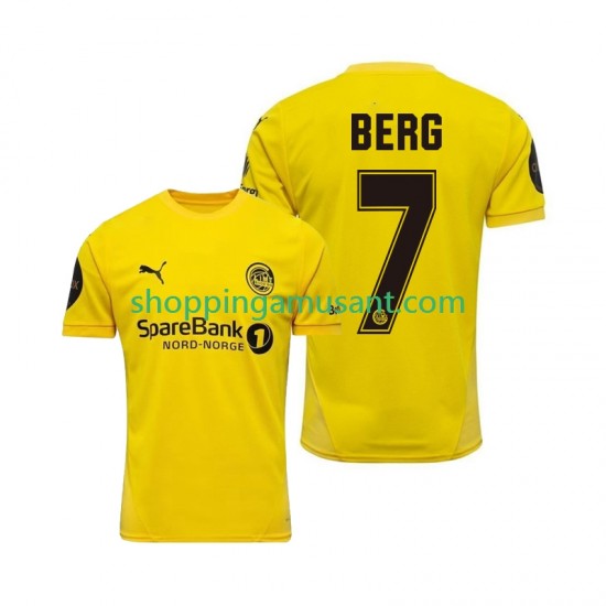 Maillot de Foot FK Bodø/Glimt Patrick Berg 7 Homme Domicile 2025 Manche Courte