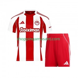 Maillot de Foot Olympiacos Enfant Domicile 2025-2026 Manche Courte