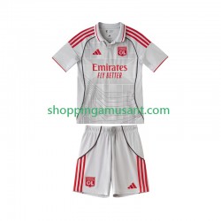Maillot de Foot Olympique Lyonnais Enfant Neutre 2025-2026 Manche Courte