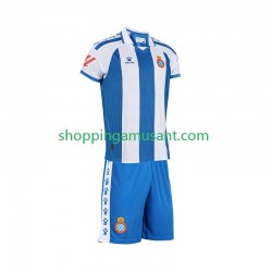 Maillot de Foot RCD Espanyol Enfant Domicile 2025-2026 Manche Courte