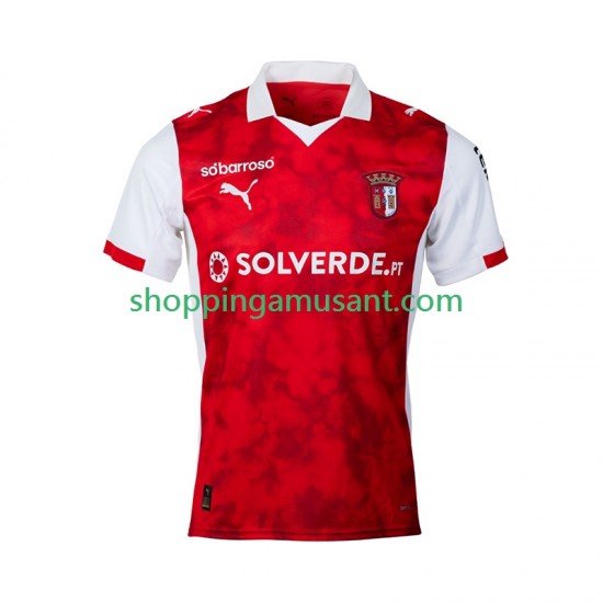 Maillot de Foot SC Braga Homme Domicile 2025-2026 Manche Courte