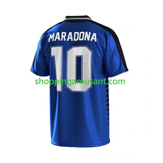 Maillot de Foot Argentine MARADONA 10 Rétro Enfant Extérieur 1994 Manche Courte