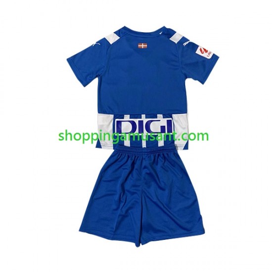 Maillot de Foot Deportivo Alaves Enfant Domicile 2023-2024 Manche Courte