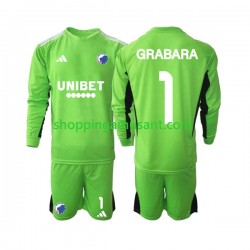 Maillot de Foot FC Copenhague GRABARA 1 Gardien Enfant 4ème 2023-2024 Manche Longue