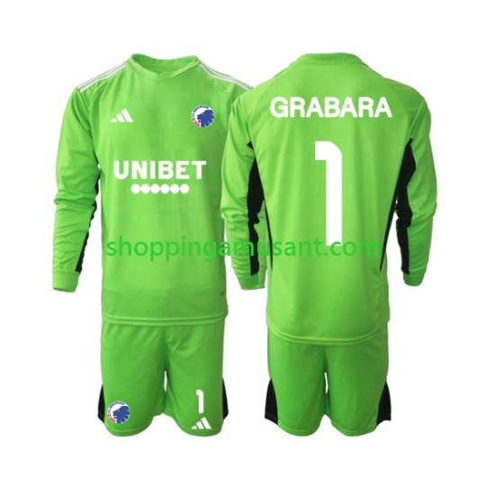 Maillot de Foot FC Copenhague GRABARA 1 Gardien Enfant 4ème 2023-2024 Manche Longue