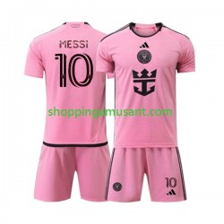 Maillot de Foot InterMiami Lionel Messi 10 Enfant Domicile 2024 Manche Courte