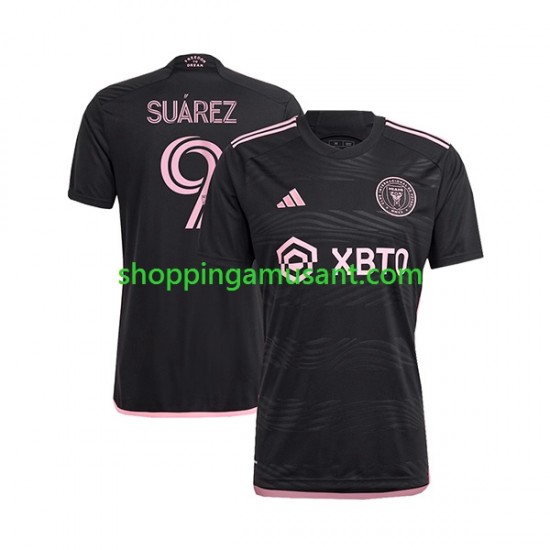 Maillot de Foot InterMiami Suárez Luis 9 Homme Extérieur 2023-2024 Manche Courte