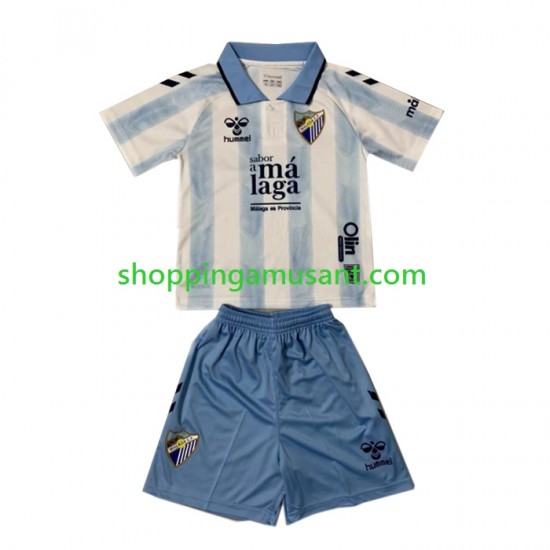 Maillot de Foot Málaga CF Enfant Domicile 2023-2024 Manche Courte
