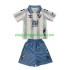 Maillot de Foot Málaga CF Enfant Domicile 2023-2024 Manche Courte