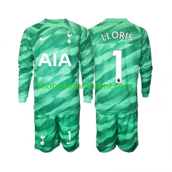 Maillot de Foot Tottenham Hotspur Hugo Lloris 1 Gardien Enfant Neutre 2023-2024 Manche Longue