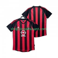 AC Milan 2003 Rétro Homme Domicile 2002 Manche Courte Maillot de Foot