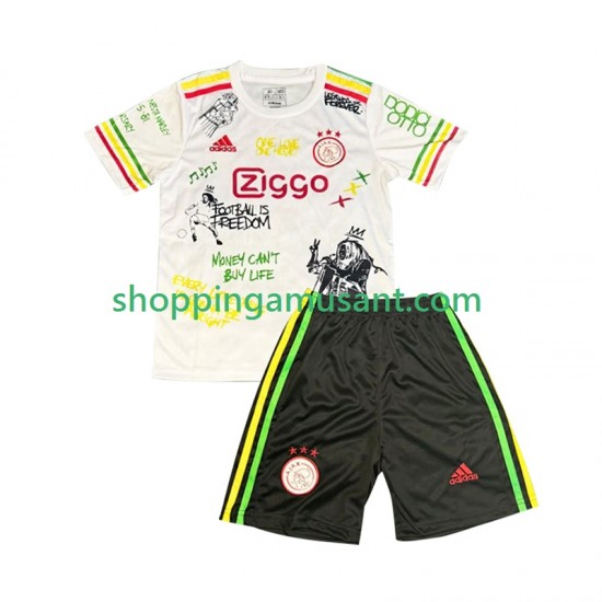 Ajax Amsterdam Bob Marley Special Enfant Domicile 2025-2026 Manche Courte Maillot de Foot