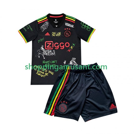 Ajax Amsterdam Special Bob Marley Enfant Domicile 2025-2026 Manche Courte Maillot de Foot