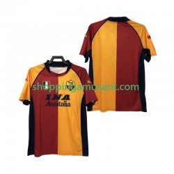 AS Rome 2000-2001 Rétro Homme Domicile Manche Courte Maillot de Foot