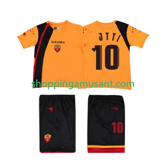 AS Rome TOTTI 10 2005- Rétro Enfant Domicile 2006 Manche Courte Maillot de Foot