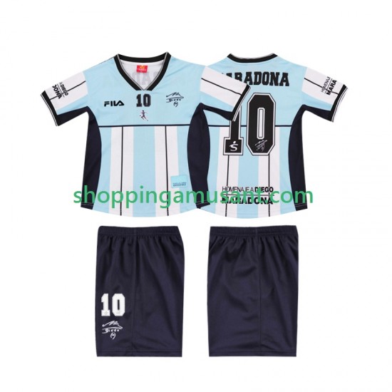 Argentine MARADONA 10 2000 Rétro Enfant Domicile Manche Courte Maillot de Foot