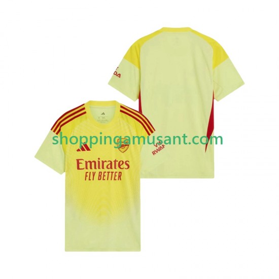 Arsenal Gardien Homme Domicile 2025-2026 Manche Courte Maillot de Foot