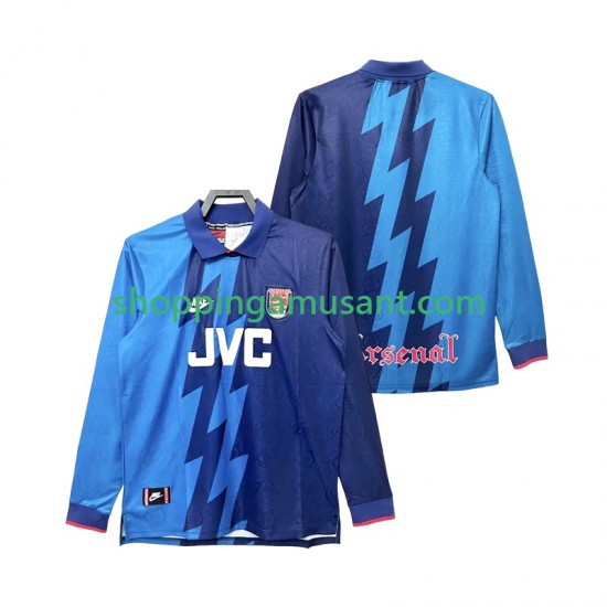 Arsenal 1995 1996 Rétro Homme Extérieur Manche Longue Maillot de Foot