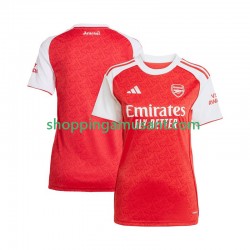 Arsenal Féminine Domicile 2025-2026 Manche Courte Maillot de Foot
