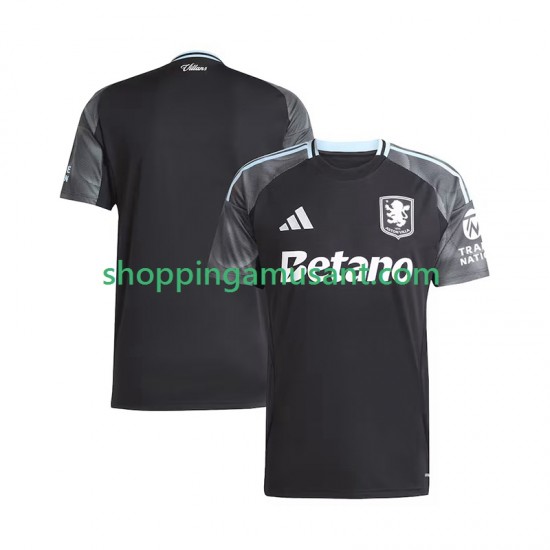 Aston Villa Homme Extérieur 2025-2026 Manche Courte Maillot de Foot